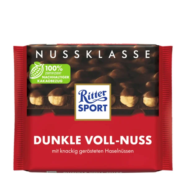 Ritter Sport Nut Class Whole Hazelnut dark chocolate bar 100 g