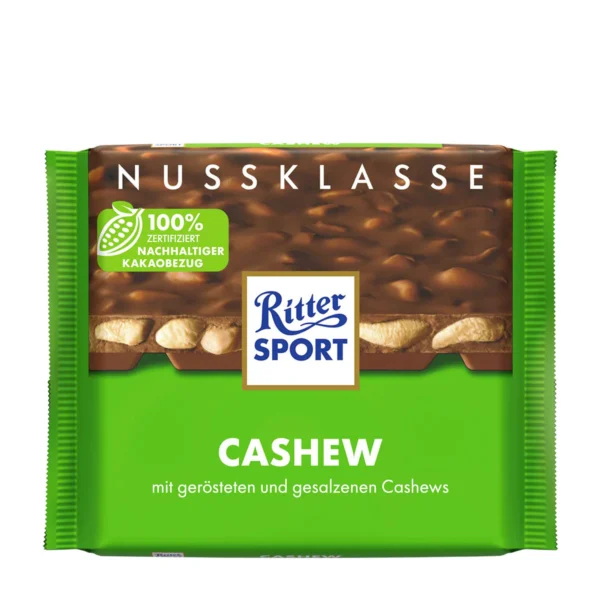 Ritter Sport Nut Class Cashew milk chocolate bar 100g