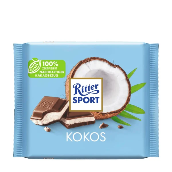 Ritter Sport Coconut milk chocolate bar 100g