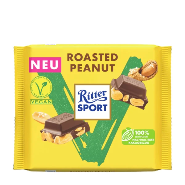 Ritter Sport Roasted Peanut vegan chocolate bar 100 g