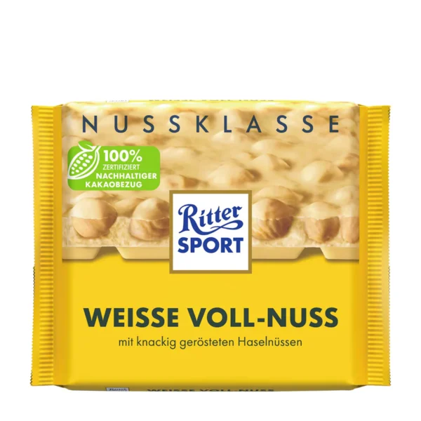 Ritter Sport Nut Class Whole Hazelnut white chocolate bar 100 g